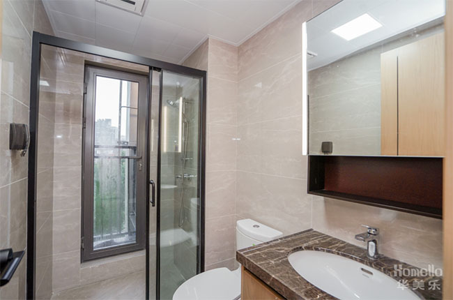 108㎡三居，設(shè)計橫廳實木一體柜，體驗簡約實用的奶油風(fēng)生活